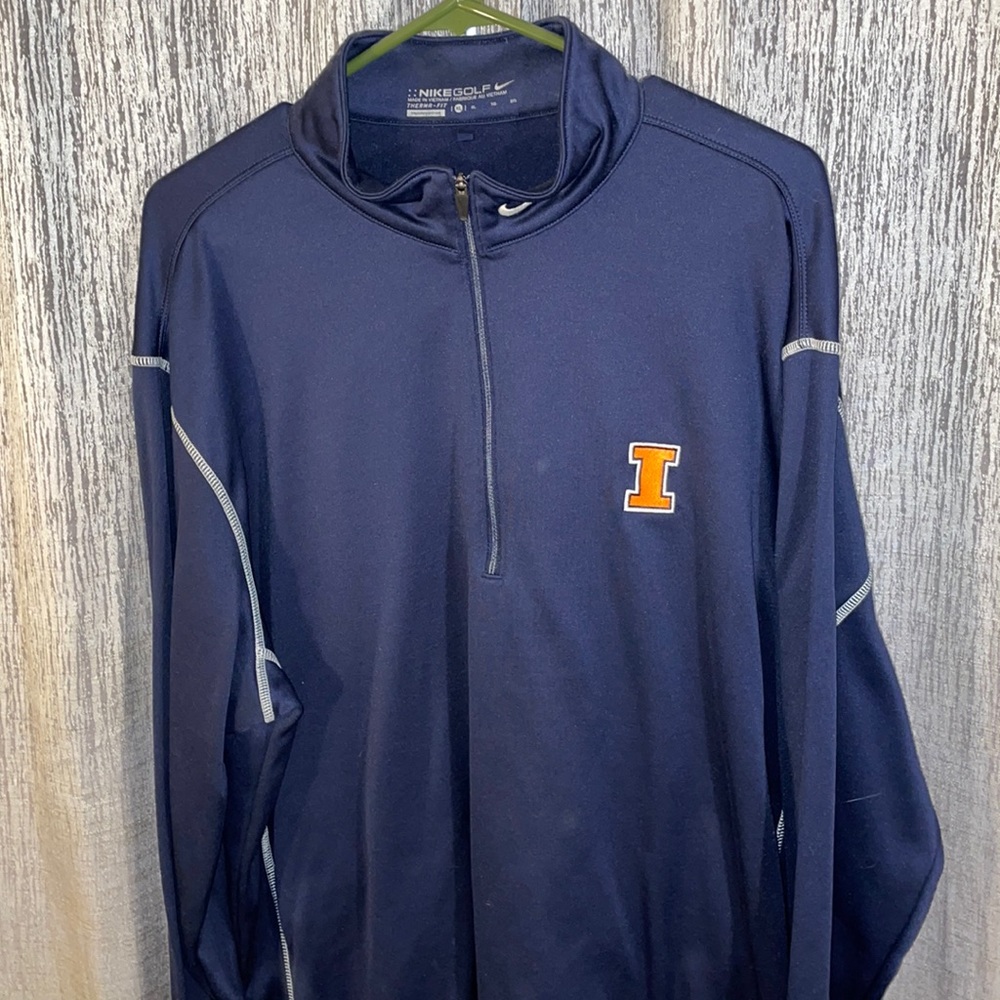 Illini Nike Golf half zip